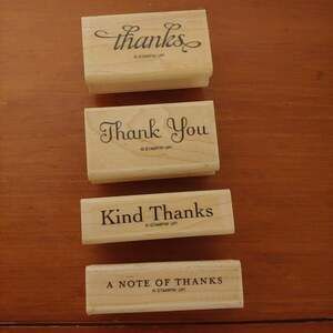 Stampin' UP! Thank you Stamp Set
